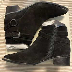 Marc Fisher black booties